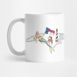 North Carolina Mermaid Mug